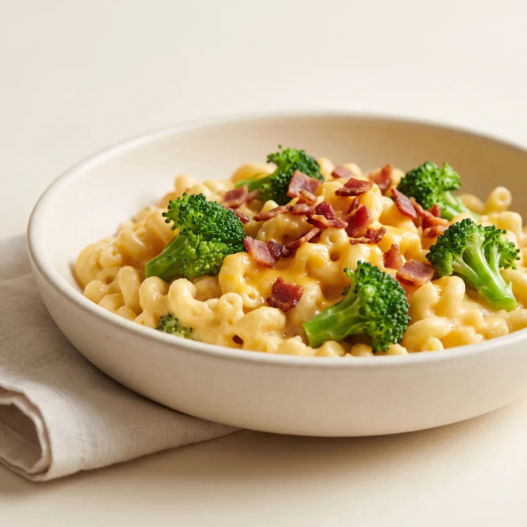 Bacon and Broccoli Mac and Cheese