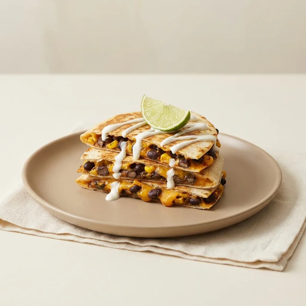Quesadillas med sorte bønner
