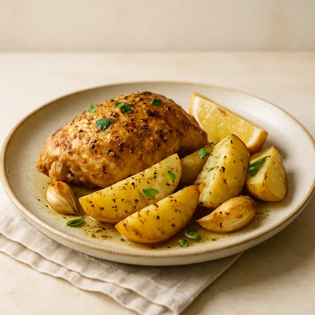 Greek Lemon-Oregano Chicken and Potatoes