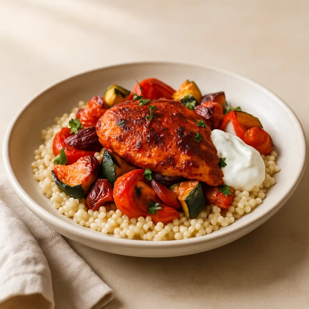 Harissa Chicken and Couscous Bowl