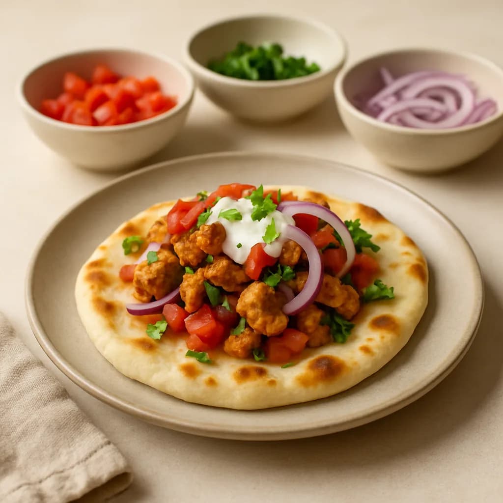 Build-Your-Own Indian Chicken Naan