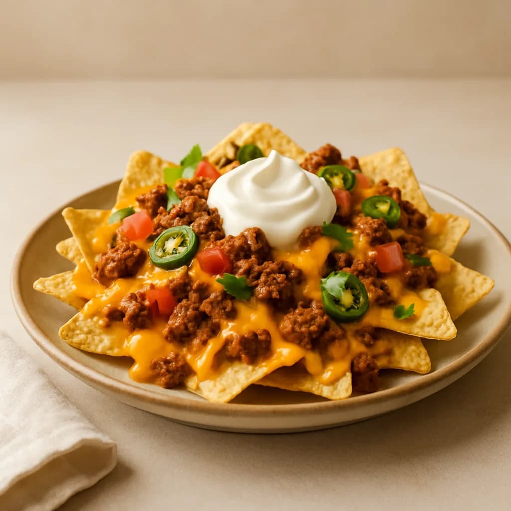 Loaded Beef Nachos