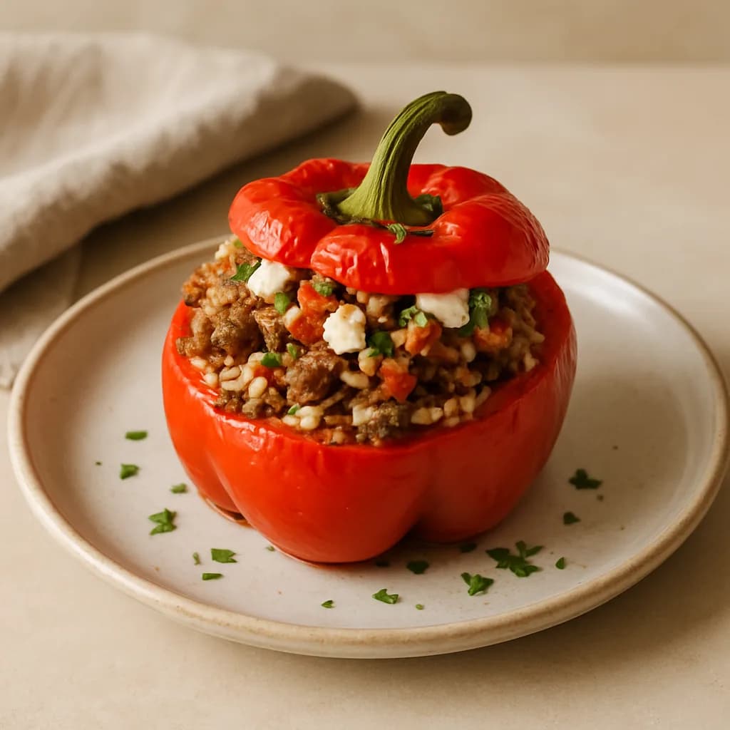 Mediterranean Stuffed Peppers