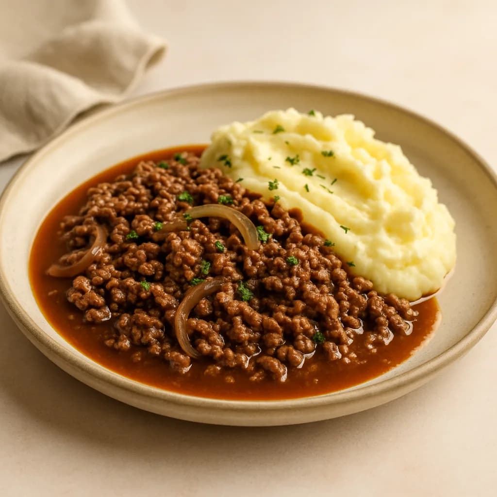 Millionbøf with Mashed Potatoes