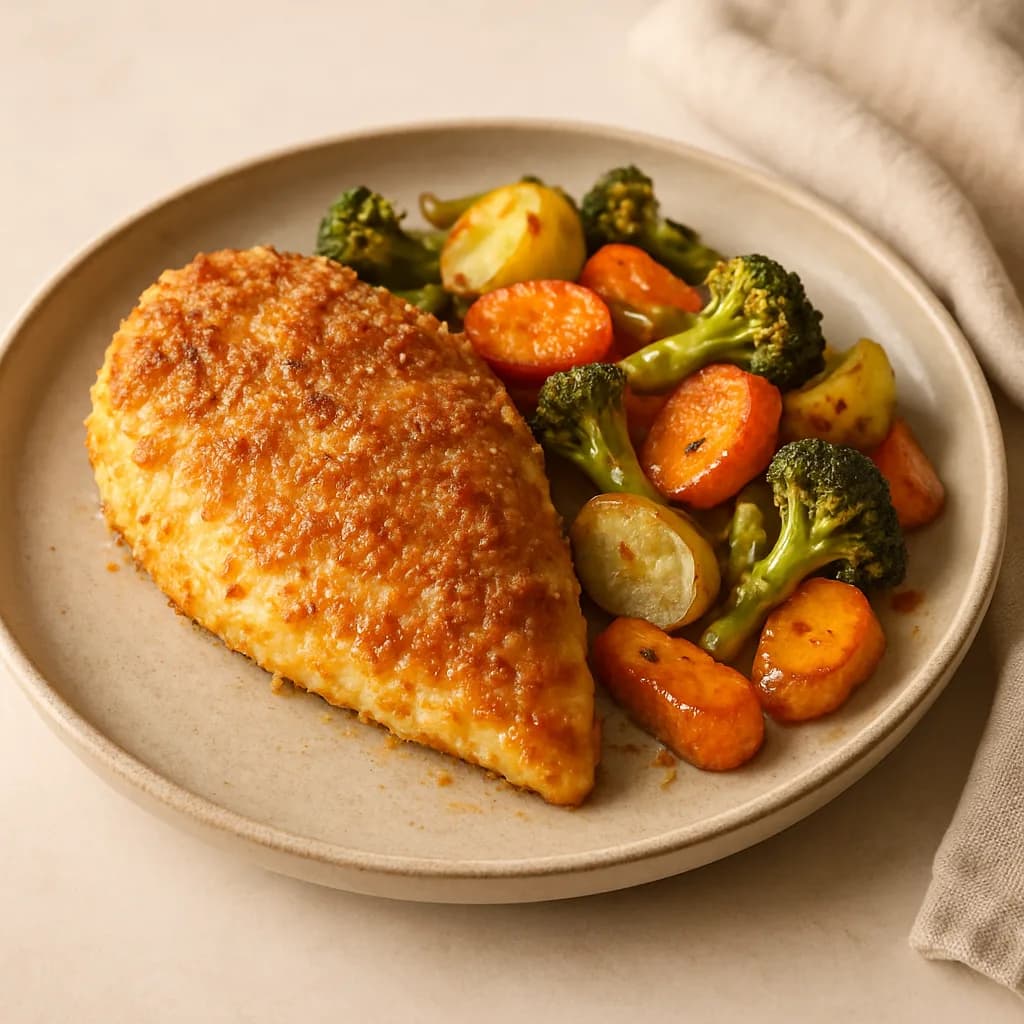 Parmesan-Crusted Chicken