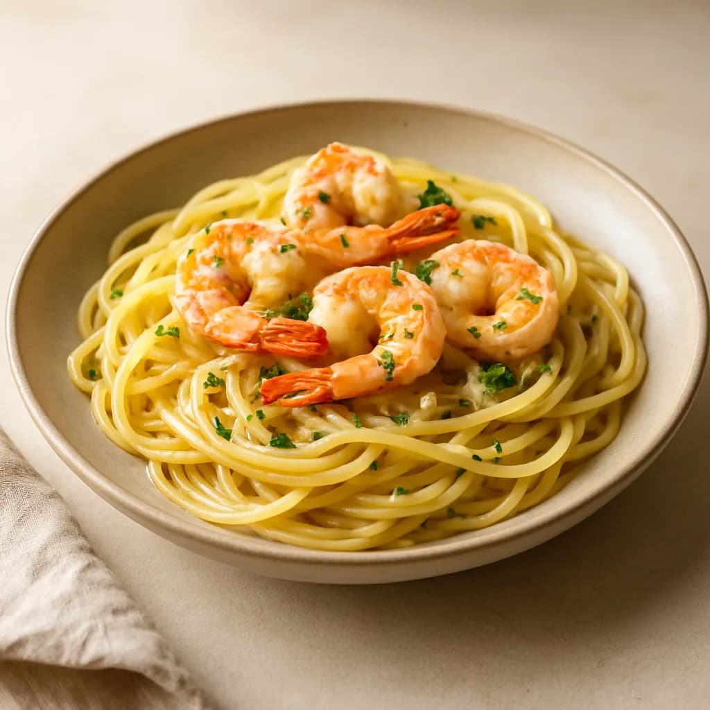 Shrimp Scampi Linguine
