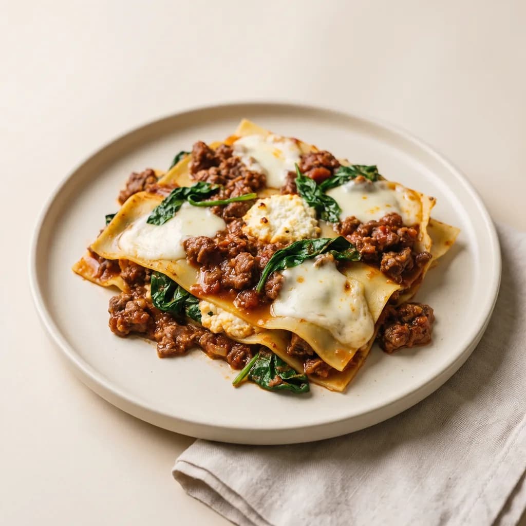 Lasagne på panden