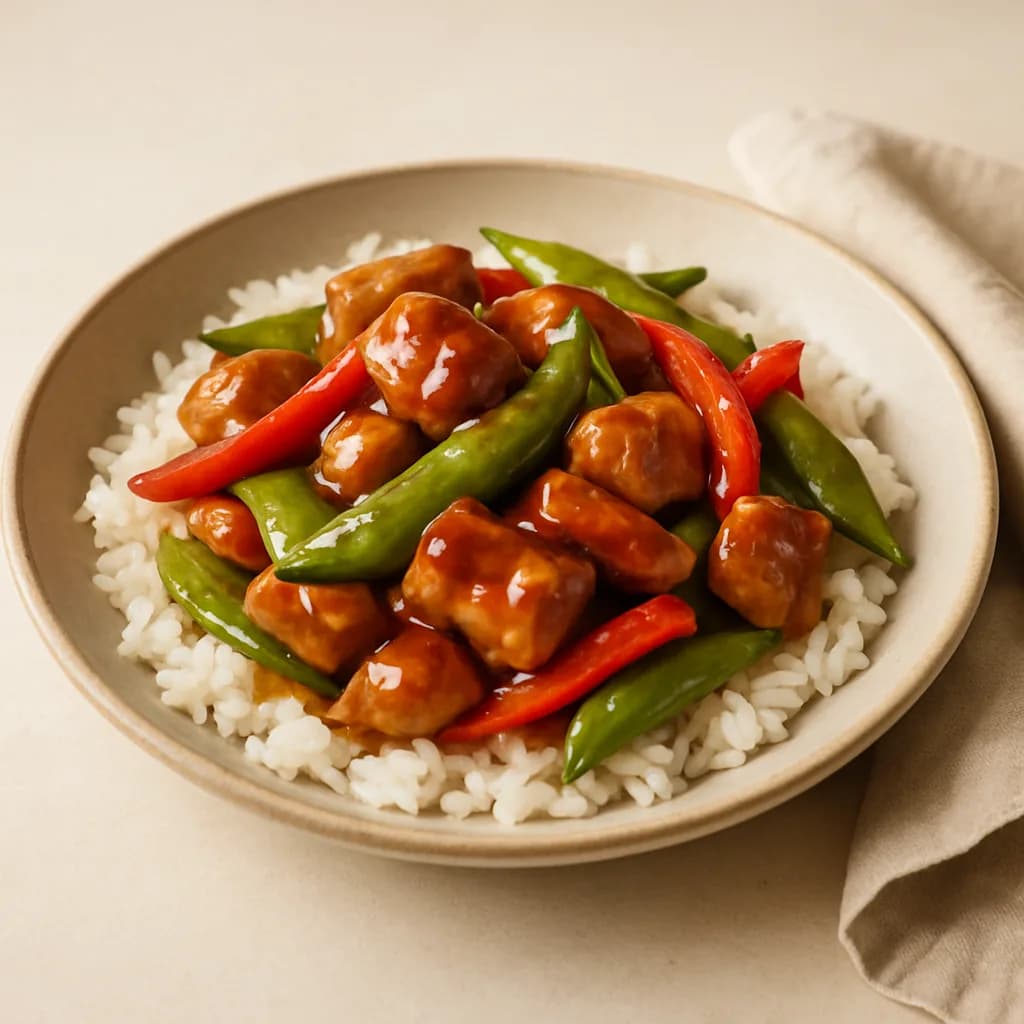 Teriyaki Chicken Stir-Fry with Rice