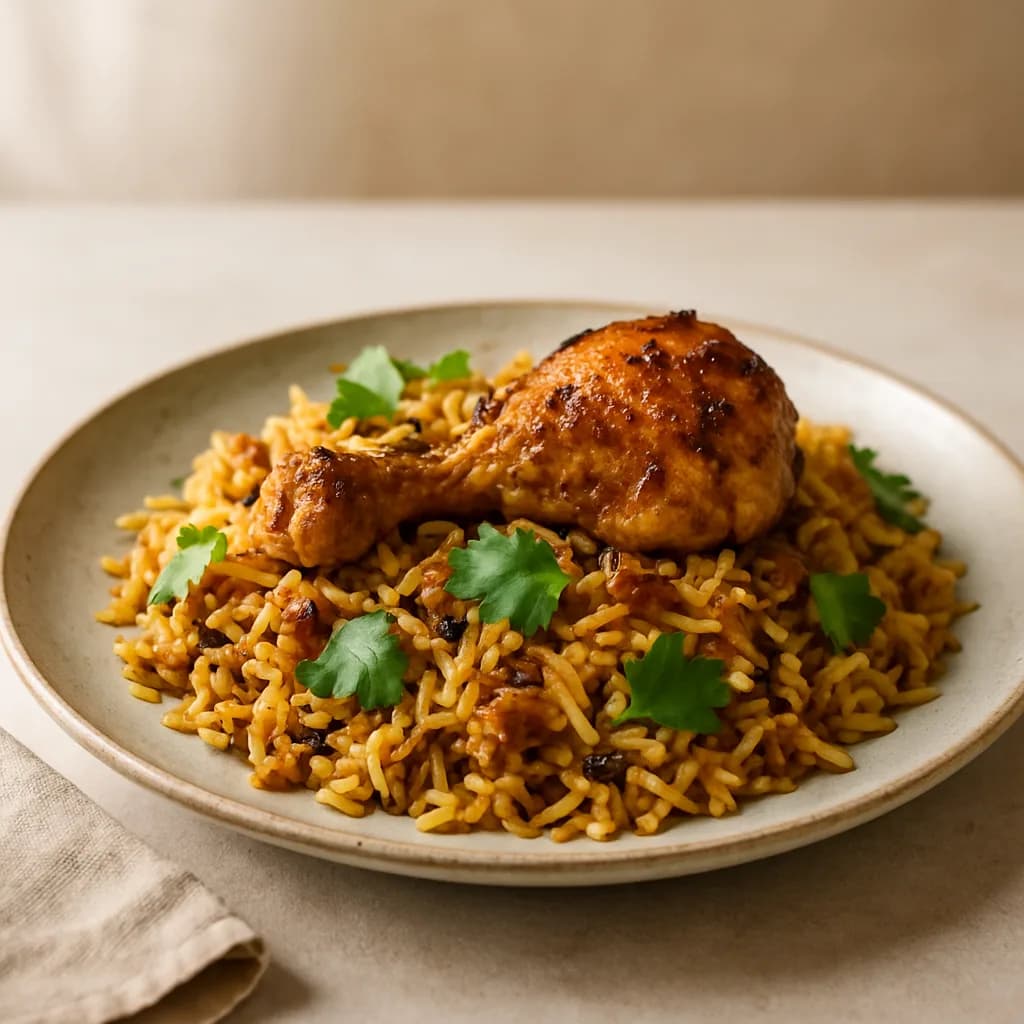 Weeknight Chicken Biryani